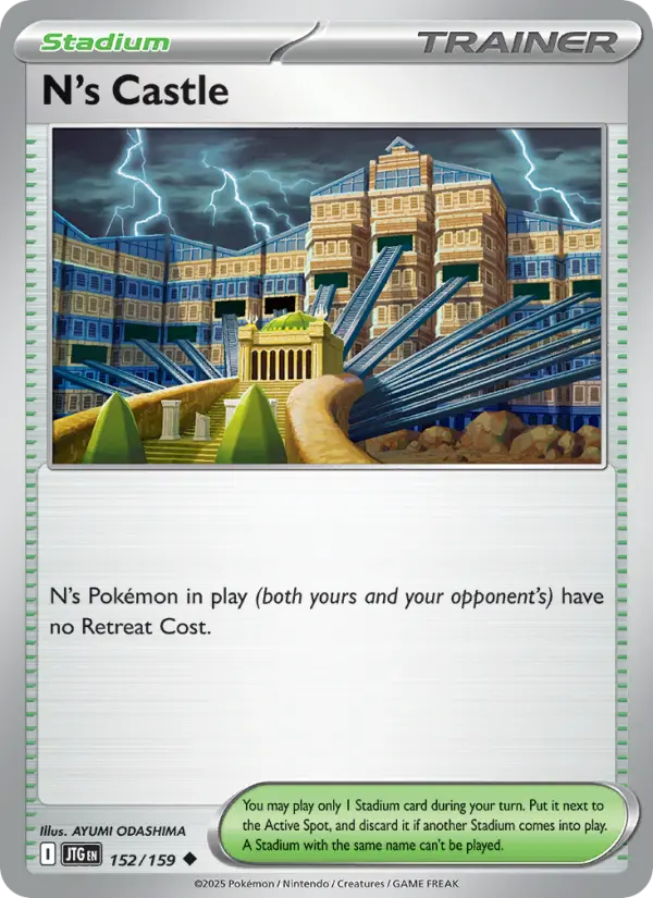 N's Castle 152 Journey Together (SV9) Pokemon Card
