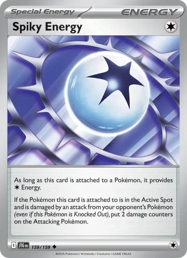 Spiky Energy 159 Journey Together (SV9) Pokemon Card