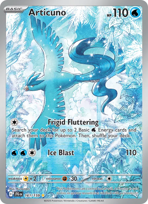 Articuno 161 Journey Together (SV9) Pokemon Card