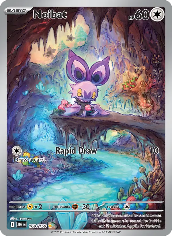 Noibat 169 Journey Together (SV9) Pokemon Card