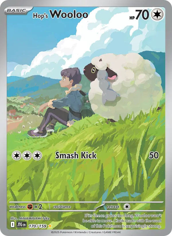 Hop's Wooloo 170 Journey Together (SV9) Pokemon Card