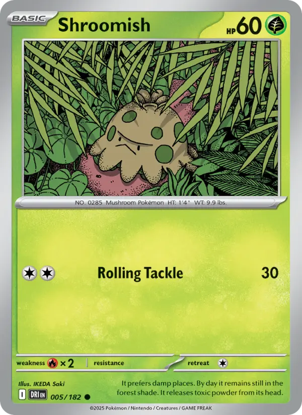 Shroomish 005 Destined Rivals (SV10) Pokemon Card