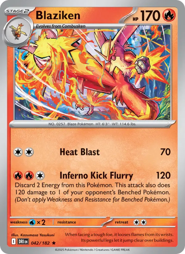 Blaziken 042 Destined Rivals (SV10) Pokemon Card