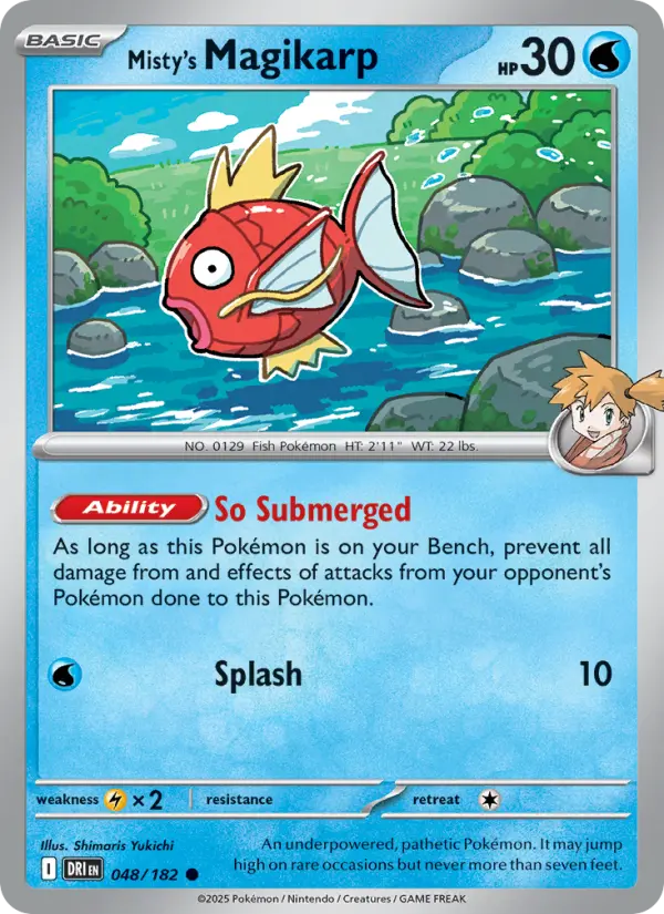 Misty's Magikarp 048 Destined Rivals (SV10) Pokemon Card