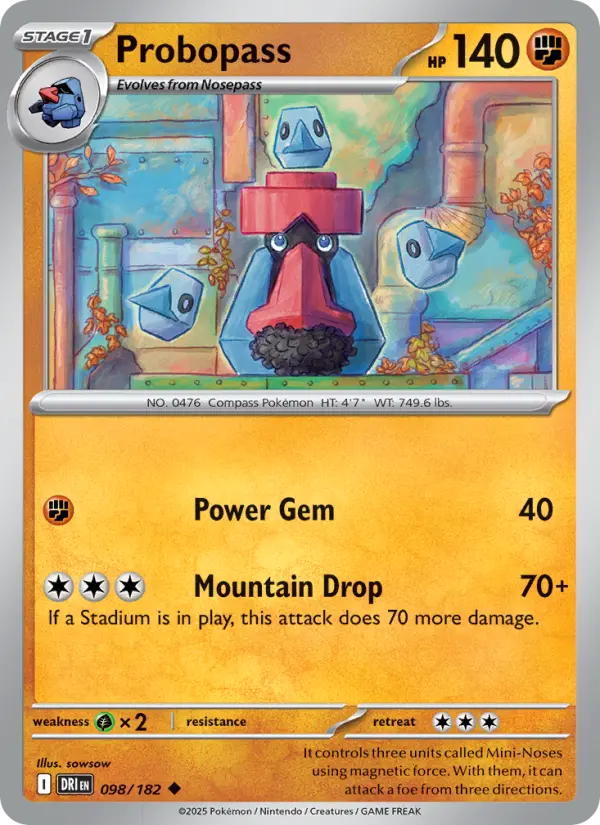 Probopass 098 Destined Rivals (SV10) Pokemon Card