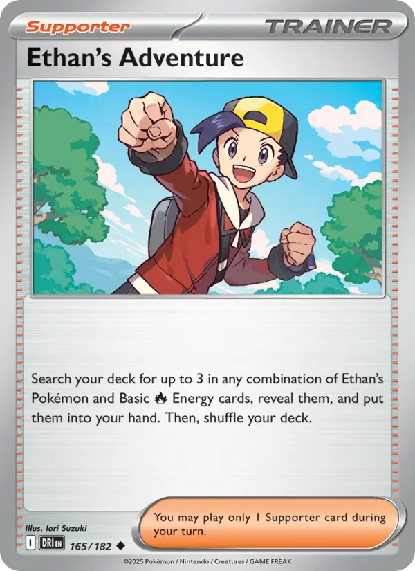 Ethan's Adventure 165 Destined Rivals (SV10) Pokemon Card