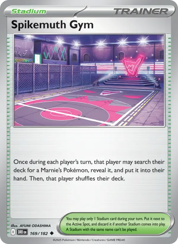 Spikemuth Gym 169 Destined Rivals (SV10) Pokemon Card