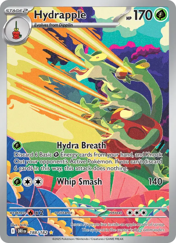 Hydrapple 188 Destined Rivals (SV10) Pokemon Card