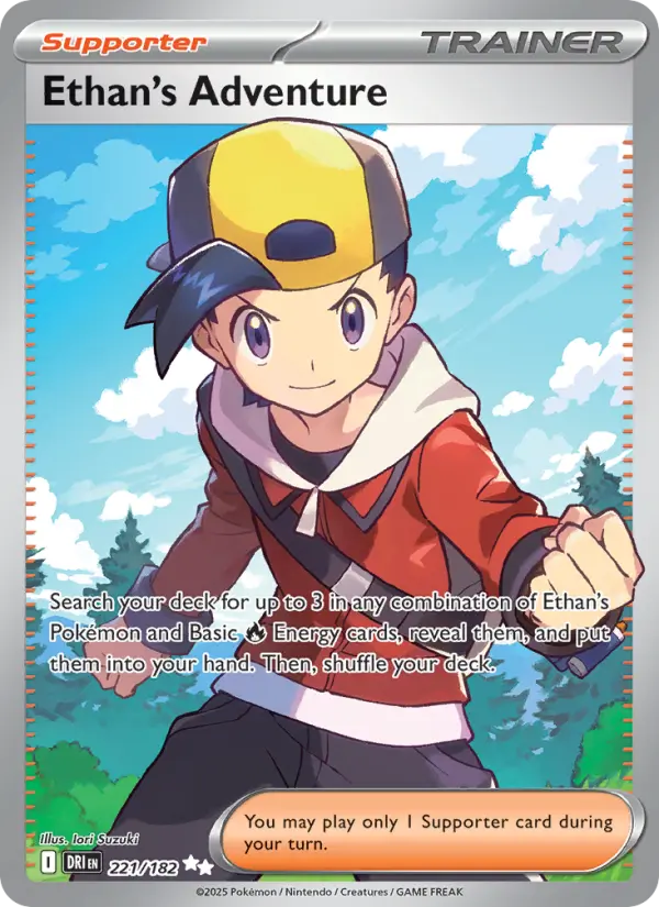 Ethan's Adventure 221 Destined Rivals (SV10) Pokemon Card