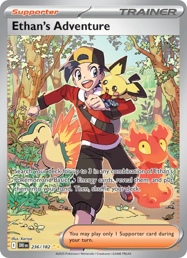 Ethan's Adventure 236 Destined Rivals (SV10) Pokemon Card