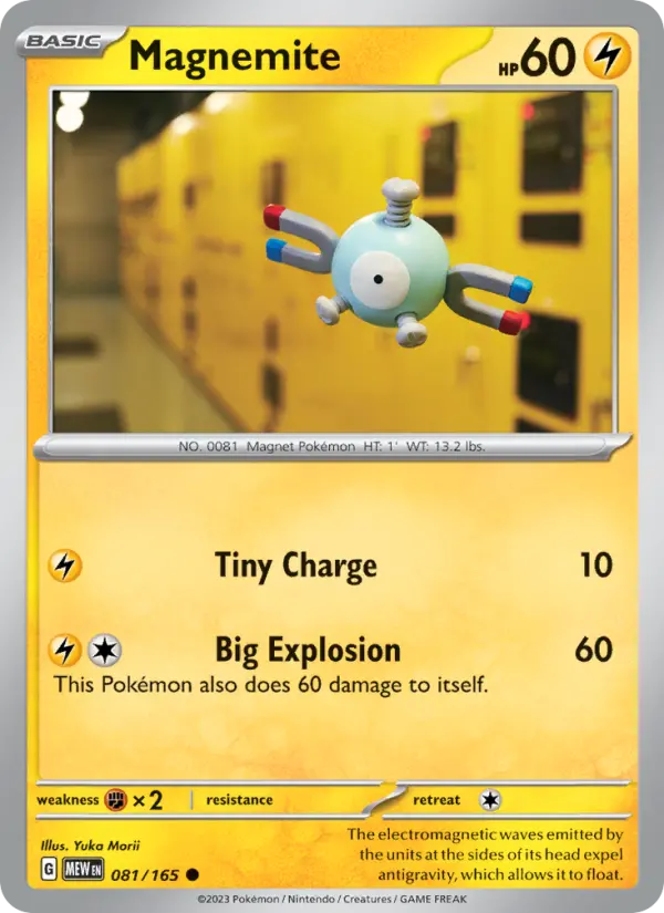 Magnemite 081 Scarlet & Violet 151 Pokemon Card