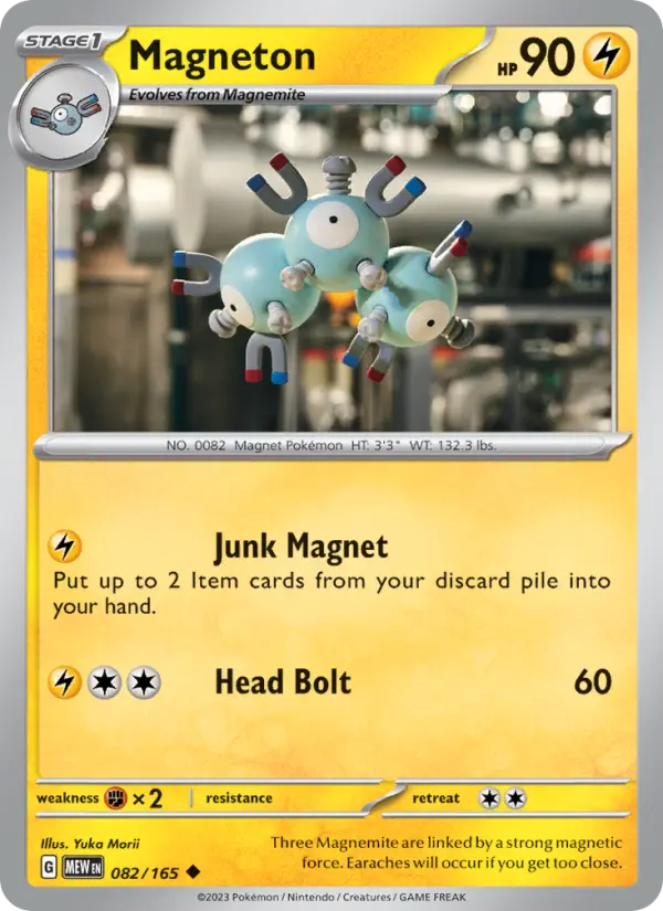 Magneton 082 Scarlet & Violet 151 Pokemon Card