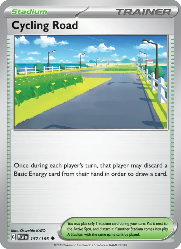 Cycling Road 157 Scarlet & Violet 151 Pokemon Card