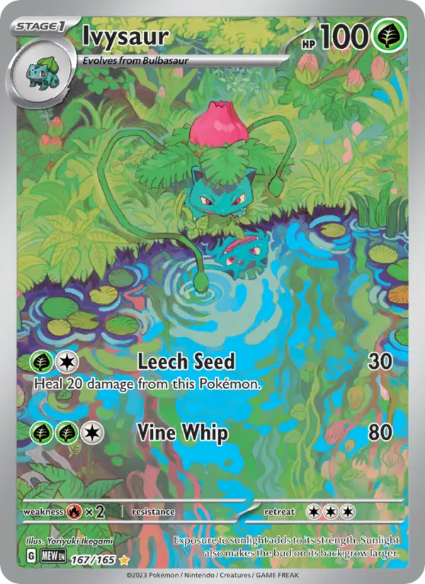 Ivysaur 167 Scarlet & Violet 151 Pokemon Card