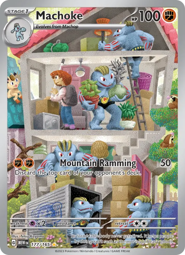 Machoke 177 Scarlet & Violet 151 Pokemon Card