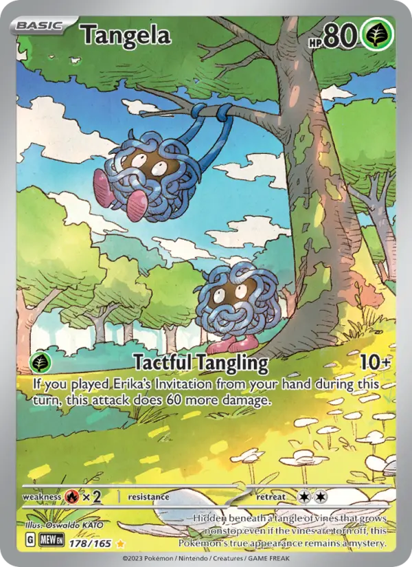 Tangela 178 Scarlet & Violet 151 Pokemon Card