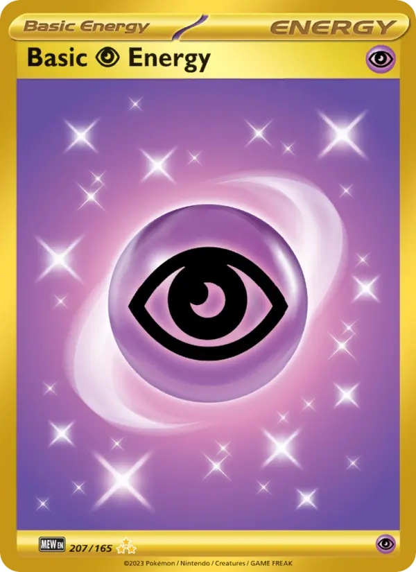 Basic Psychic Energy 207 Scarlet & Violet 151 Pokemon Card