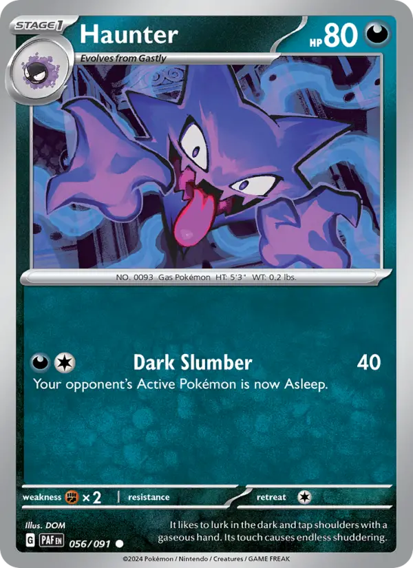 Haunter 056 Paldean Fates (SV4.5) Pokemon Card