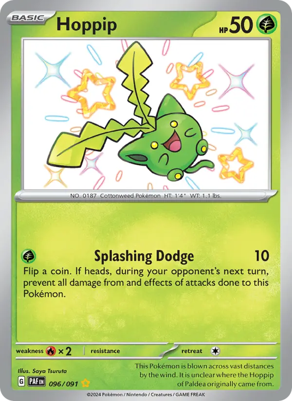 Hoppip 096 Paldean Fates (SV4.5) Pokemon Card