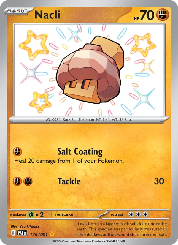 Nacli 176 Paldean Fates (SV4.5) Pokemon Card