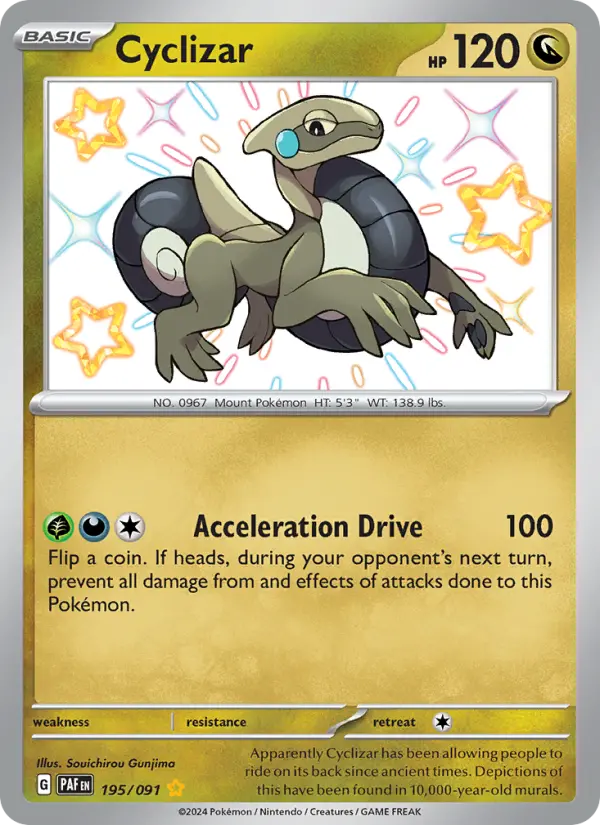 Cyclizar 195 Paldean Fates (SV4.5) Pokemon Card