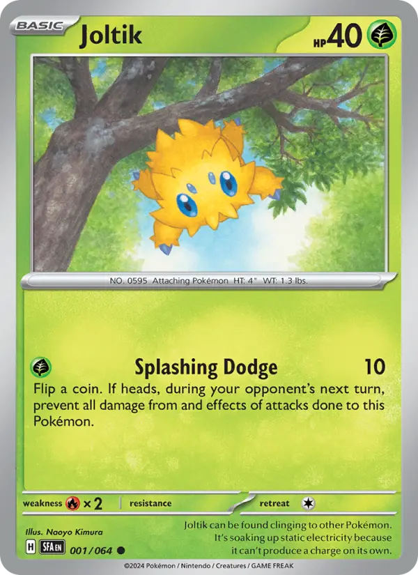 Joltik 001 Shrouded Fable (SV6.5) Pokemon Card