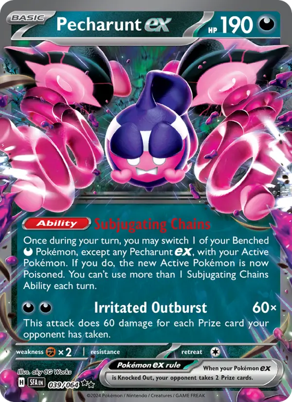 Pecharunt ex 039 Shrouded Fable (SV6.5) Pokemon Card