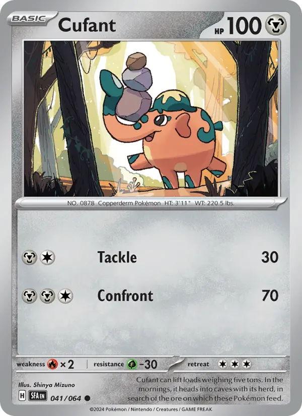 Cufant 041 Shrouded Fable (SV6.5) Pokemon Card