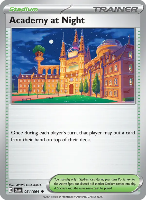 Academy at Night 054 Shrouded Fable (SV6.5) Pokemon Card