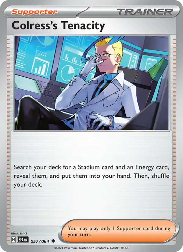 Colress's Tenacity 057 Shrouded Fable (SV6.5) Pokemon Card