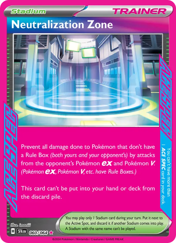 Neutralization Zone 060 Shrouded Fable (SV6.5) Pokemon Card