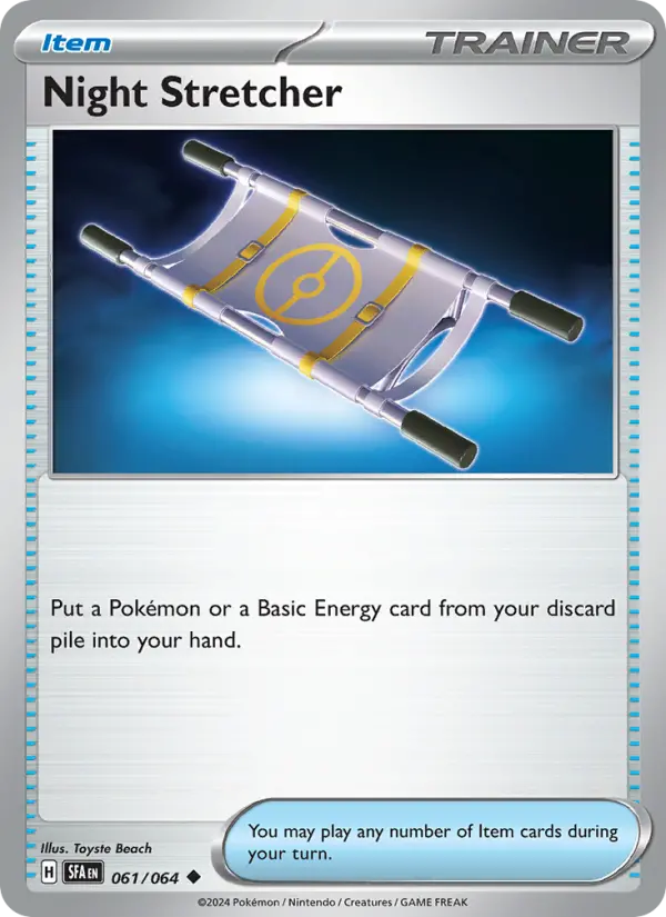 Night Stretcher 061 Shrouded Fable (SV6.5) Pokemon Card