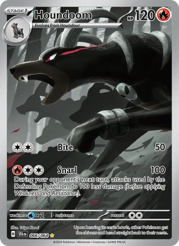 Houndoom 066 Shrouded Fable (SV6.5) Pokemon Card