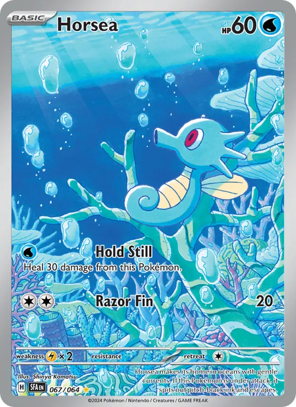 Horsea 067 Shrouded Fable (SV6.5) Pokemon Card
