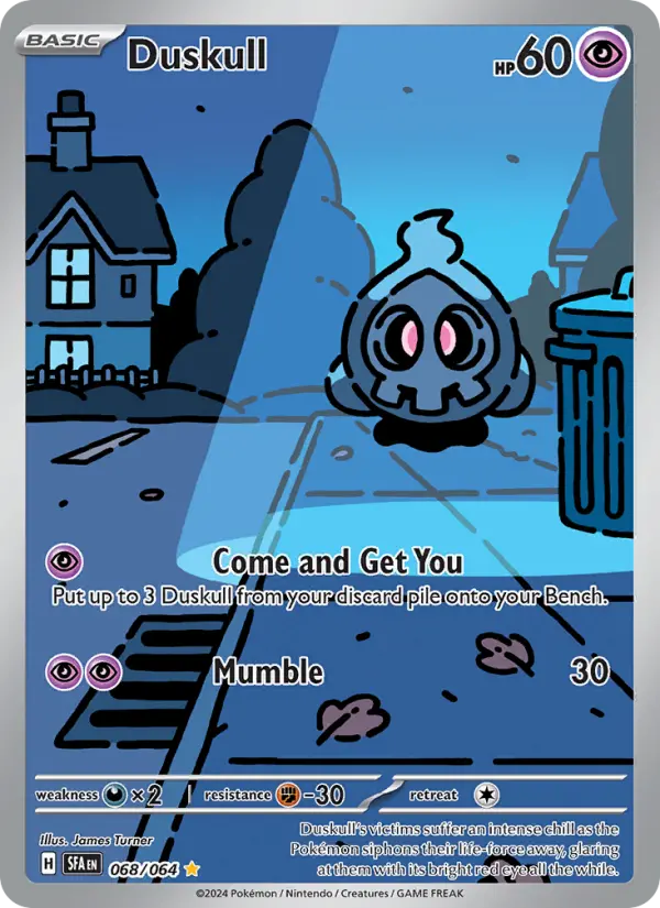 Duskull 068 Shrouded Fable (SV6.5) Pokemon Card