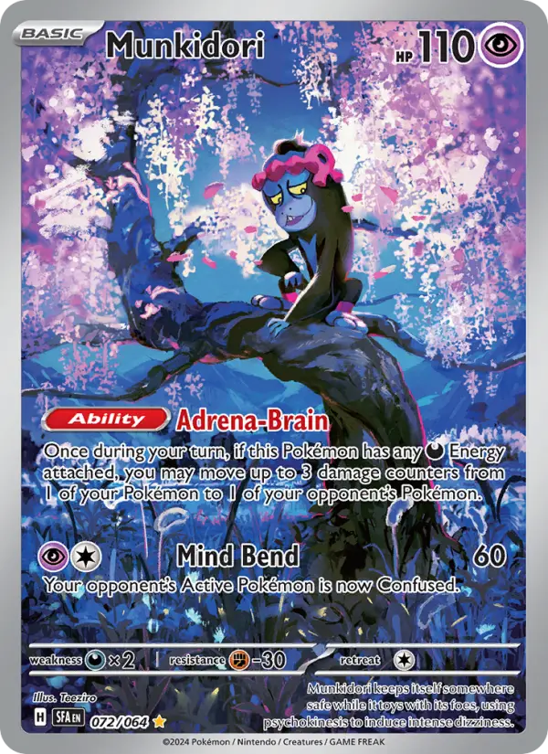 Munkidori 072 Shrouded Fable (SV6.5) Pokemon Card