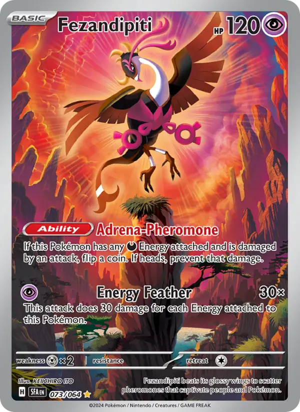 Fezandipiti 073 Shrouded Fable (SV6.5) Pokemon Card