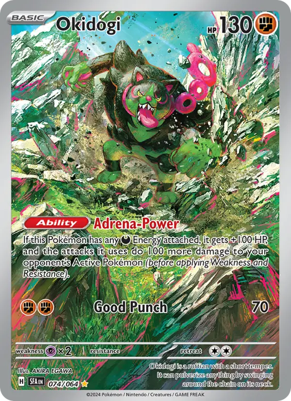Okidogi 074 Shrouded Fable (SV6.5) Pokemon Card