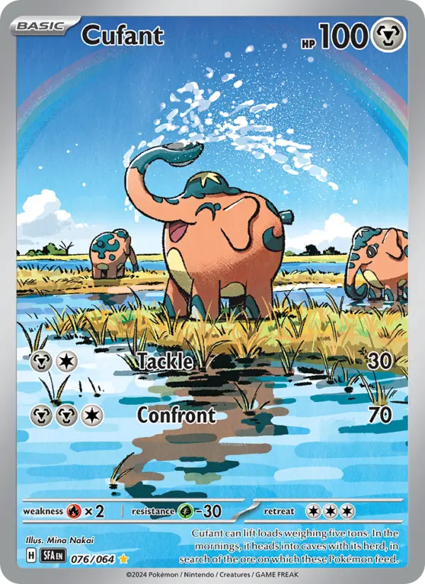 Cufant 076 Shrouded Fable (SV6.5) Pokemon Card