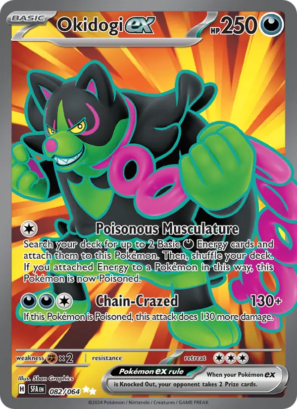 Okidogi ex 082 Shrouded Fable (SV6.5) Pokemon Card