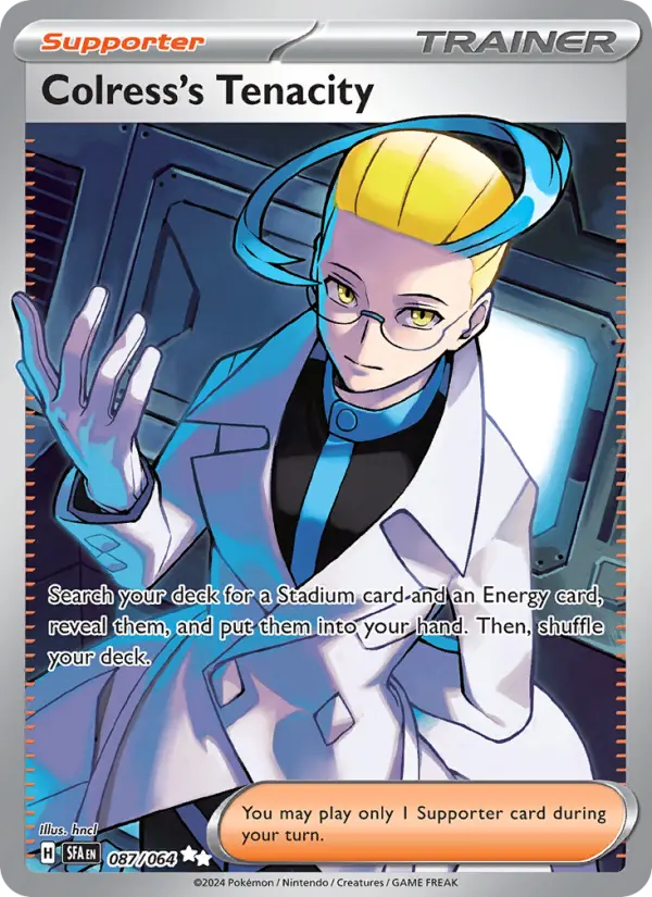 Colress's Tenacity 087 Shrouded Fable (SV6.5) Pokemon Card
