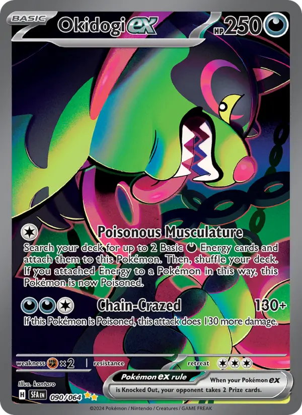 Okidogi ex 090 Shrouded Fable (SV6.5) Pokemon Card