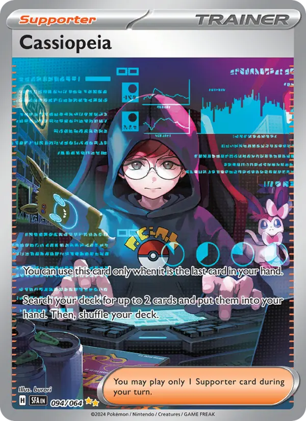Cassiopeia 094 Shrouded Fable (SV6.5) Pokemon Card