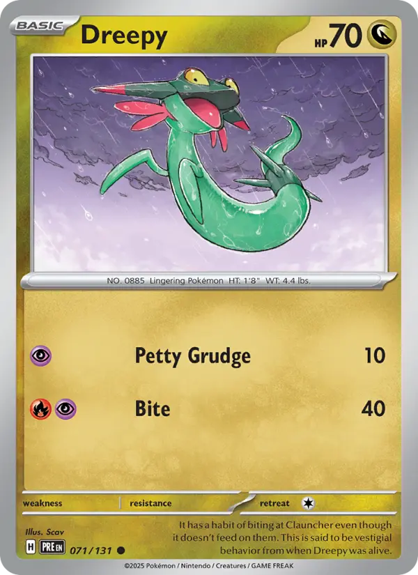Dreepy 071 Prismatic Evolutions (SV8.5) Pokemon Card