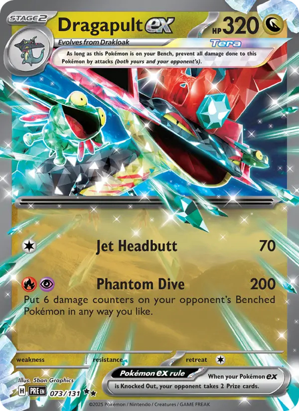 Dragapult ex 073 Prismatic Evolutions (SV8.5) Pokemon Card