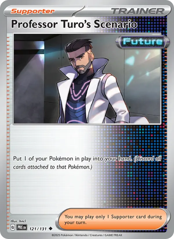 Professor Turo's Scenario 121 Prismatic Evolutions (SV8.5) Pokemon Card