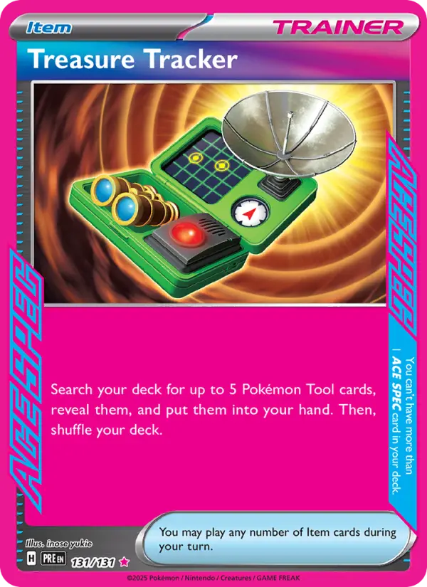 Treasure Tracker 131 Prismatic Evolutions (SV8.5) Pokemon Card