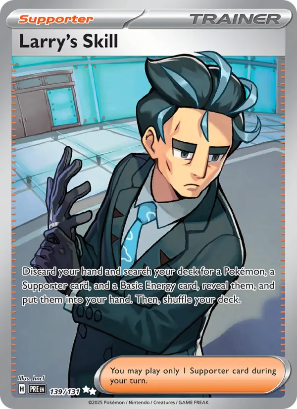 Larry's Skill 139 Prismatic Evolutions (SV8.5) Pokemon Card
