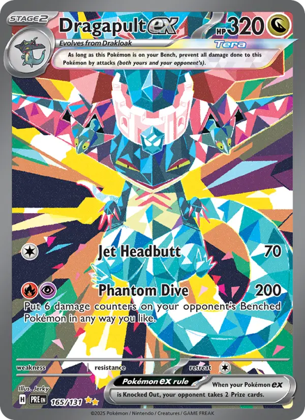 Dragapult ex 165 Prismatic Evolutions (SV8.5) Pokemon Card