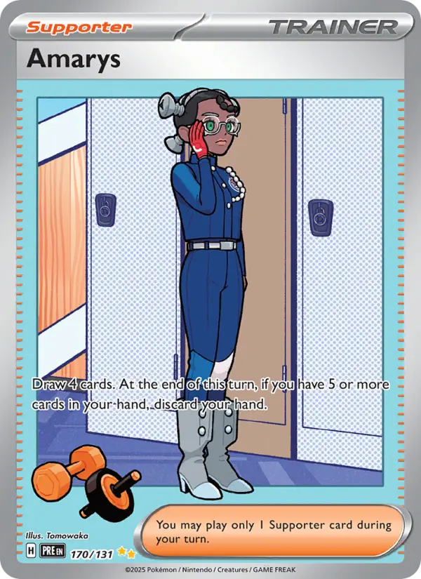 Amarys 170 Prismatic Evolutions (SV8.5) Pokemon Card